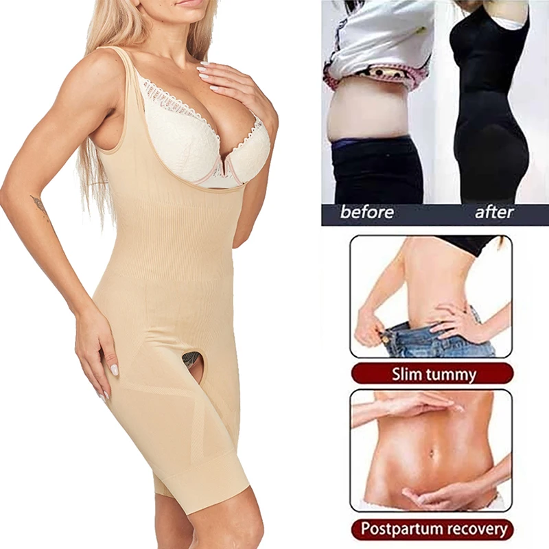 Для женщин Full Body Shaper Бесшовные фирма Управление Фаха талии Cincher грудью корсет с