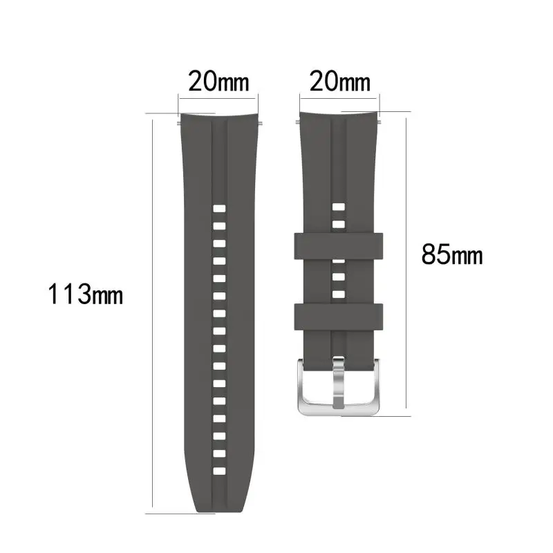 

Silicone Tpu Watchband Fashion Durable Waterproof Sweat-proof Multiple For Huawei Watch GT 42mm Official Silicone Strap 1pcs