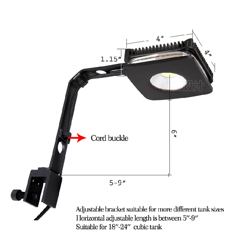 Новая модель плюс светильник для аквариума полный спектр светодиодный