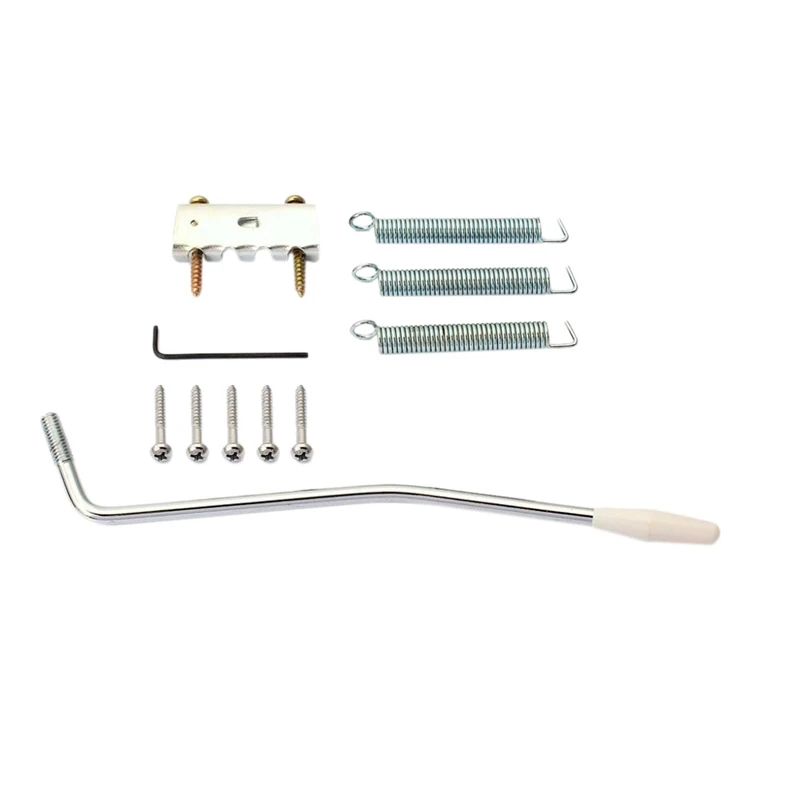 Electric Guitar Tremolo Bridge with Neck Plate for Fender Strat St Replacement | Спорт и развлечения