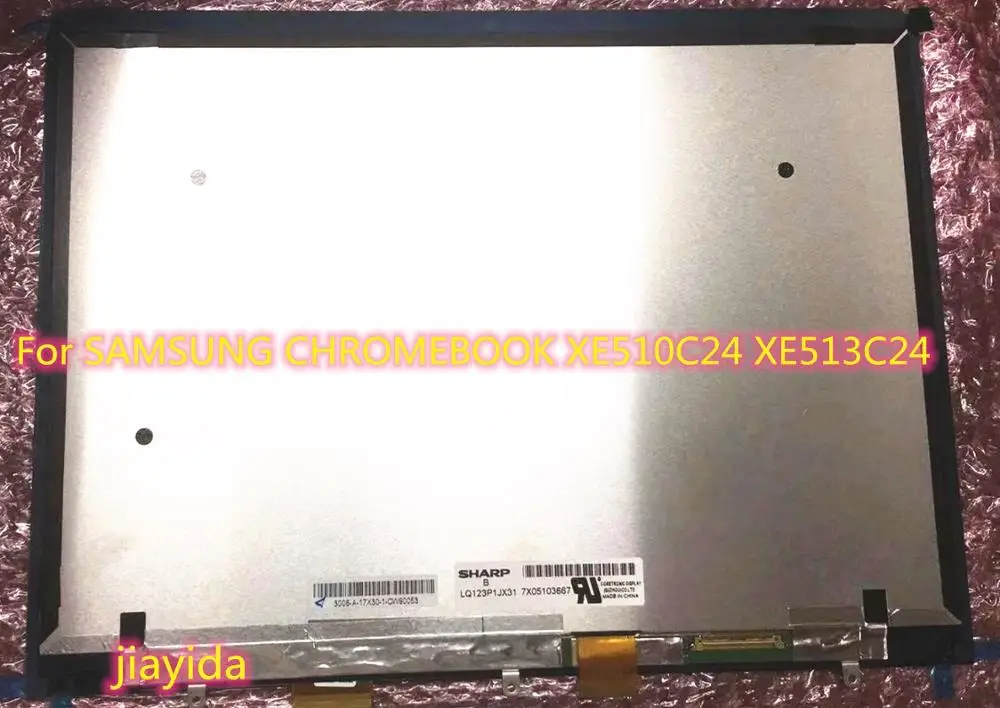 Новая Оригинальная сборка для SAMSUNG CHROMEBOOK XE510C24 XE513C24 lcd сенсорный дигитайзер LQ123P1JX31