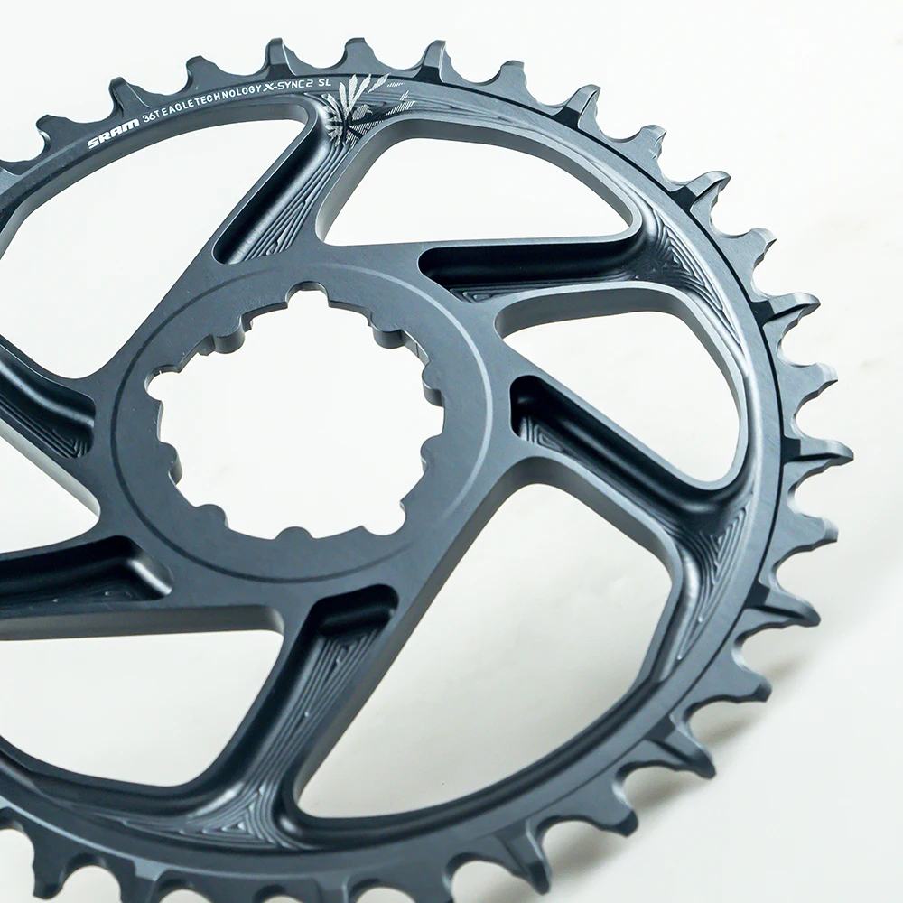 SRAM Eagle 2 SL прямое Крепление кольца 3 мм офсетное Boost 36T серый|Шатун и передняя
