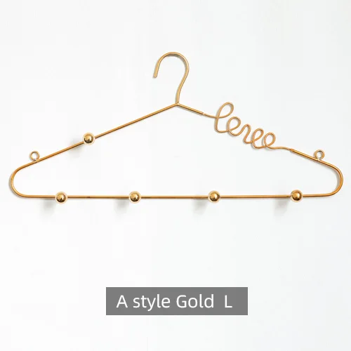A Gold -L Домашняя вешалка для ключей, настенный держатель для кухонного зонта, металлические тепловые крючки для сумок, одежды, ванной комнаты, настенная вешалка для ключей, Декоративная вешалка - Цвет: A Gold -L
