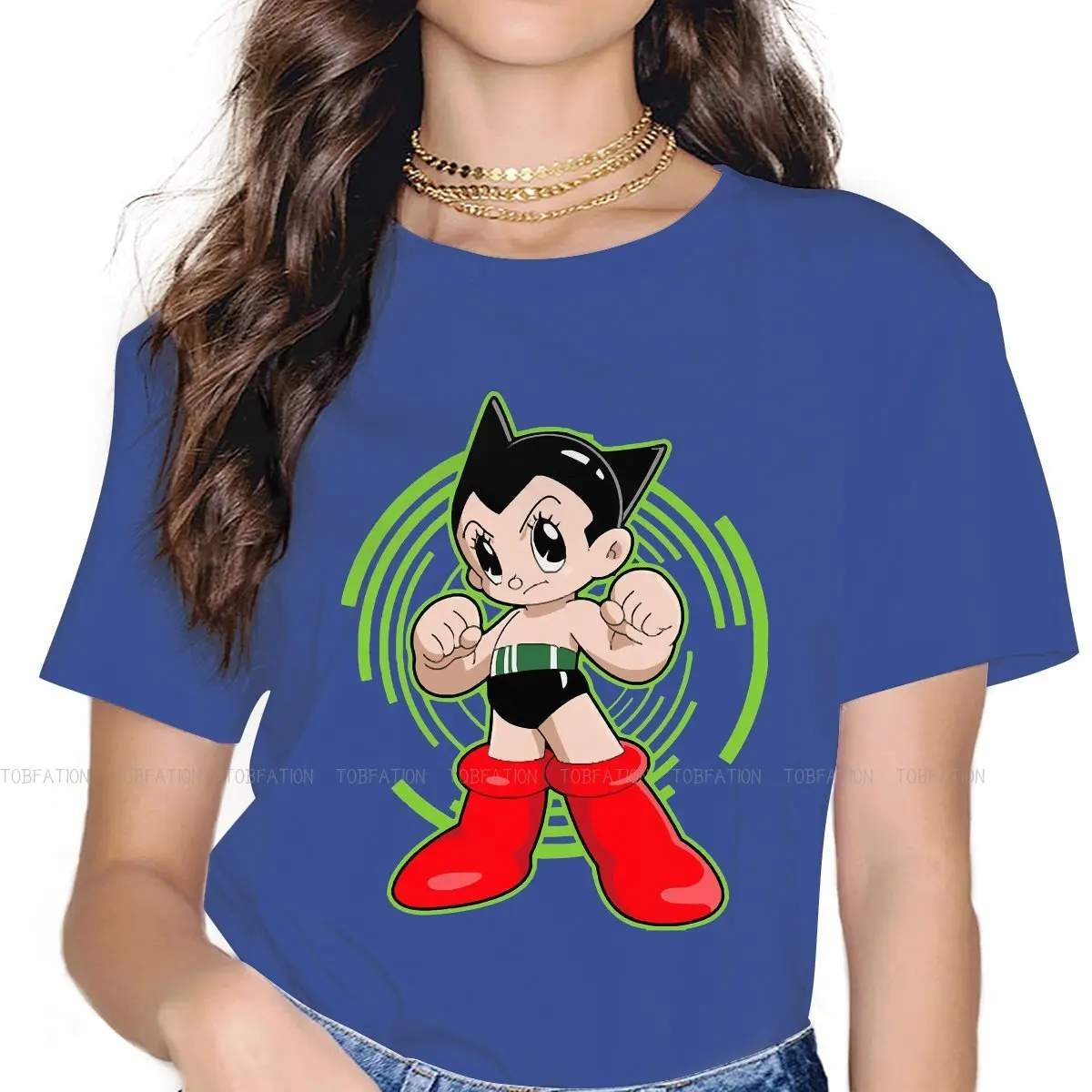 

Classic Style TShirt for Girl Mighty Atom Astro Boy Tetsuwan Top Quality Hip Hop Gift Clothes T Shirt Stuff