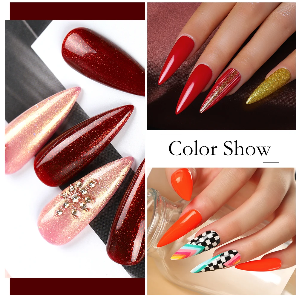 

Gel Nail Polish Set Manicure Set For Gel Varnish Dryer Lamp Top Base Matte Coat Manicure Set Tools For Pusher For Nail Art Kit