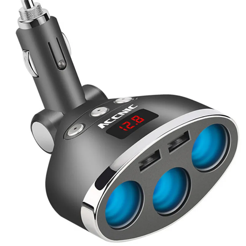 3 машинный гараж из Напряжение монитор зарядное устройство в 1 Dual USB розетка для