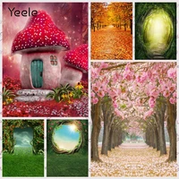 yeele dreamlike wonderland fairy tale forest mushrooms elves flowers children newborn backdrop photography photo backgrounds