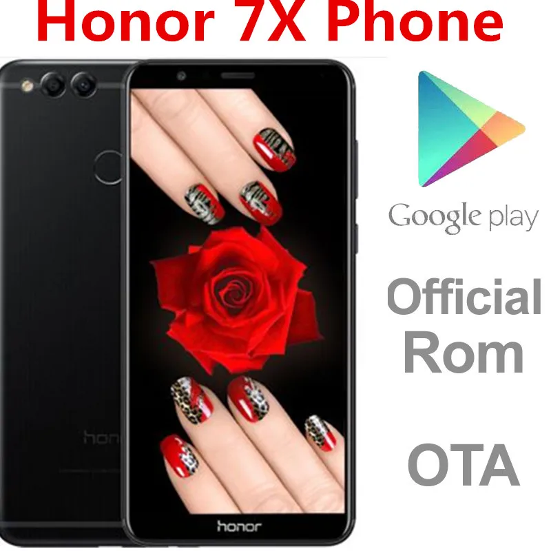 Смартфон Honor 7X 4G LTE 4 Гб ОЗУ 659 ПЗУ 3 камеры Восьмиядерный процессор Kirin 7 0 Android 5 93