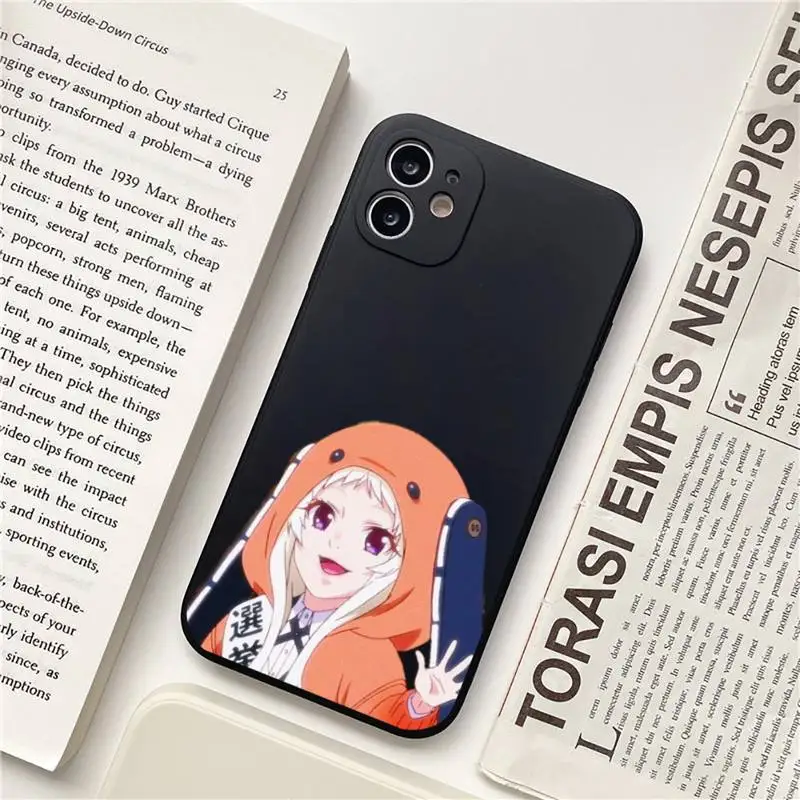 

Kakegurui Jabami Yumeko Phone Case for iPhone 11 12 pro XS MAX 8 7 6 6S Plus X 5S SE 2020 XR Soft mobile bags