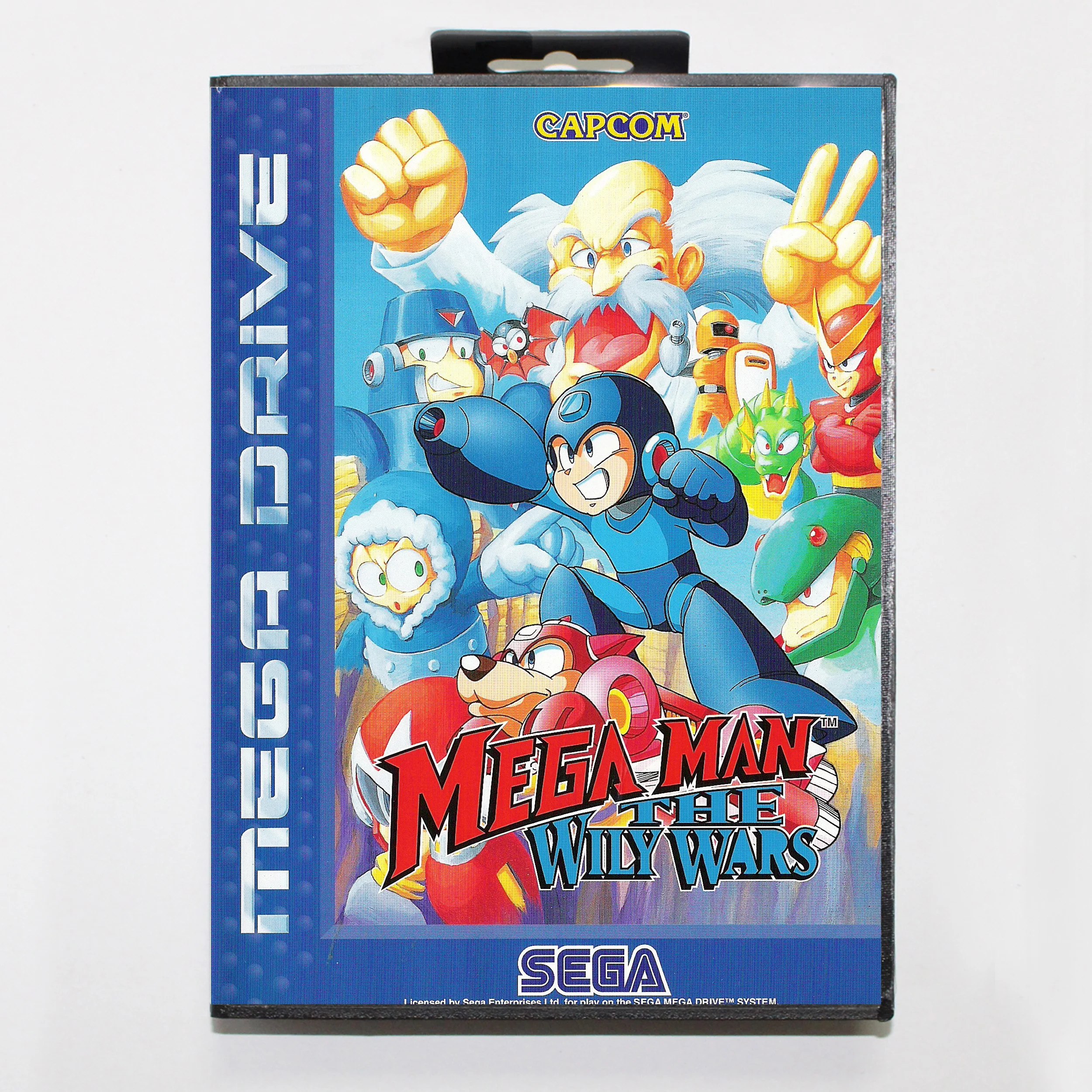 Sega MD игры карточные Мега человек игра &quotThe Wily Wars&quot 2 EU Стикеры с коробкой для MegaDrive