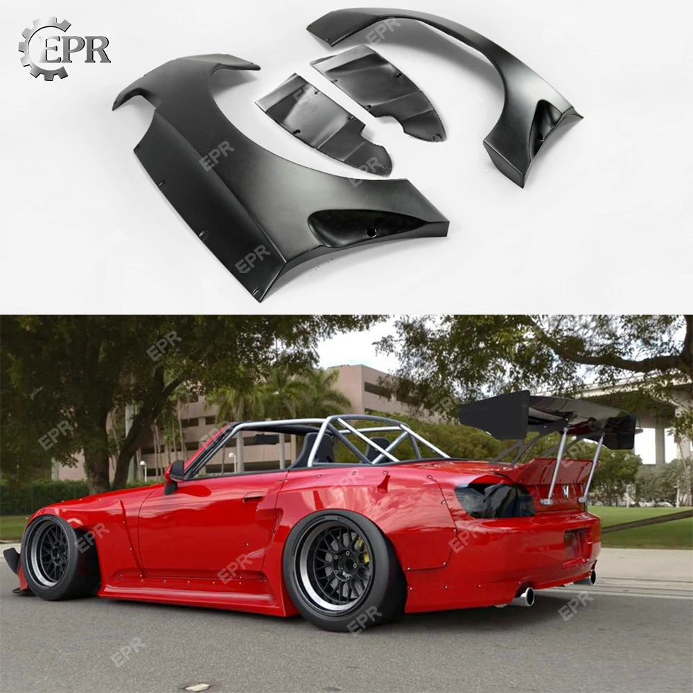 Для S2000 AP1 AP2 RB Стиль FRP стекловолокно широкое заднее крыло для Honda стекловолокно бамперы аксессуары комплект кузова
