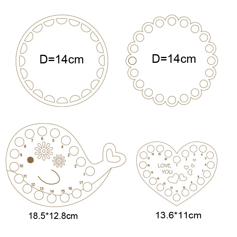 

Wood Bobbin Sewing Thread Windin Plate Board Card for Cross Stitch Embroidery Thread Bobbin Sewing Storage Decoration Ornaments