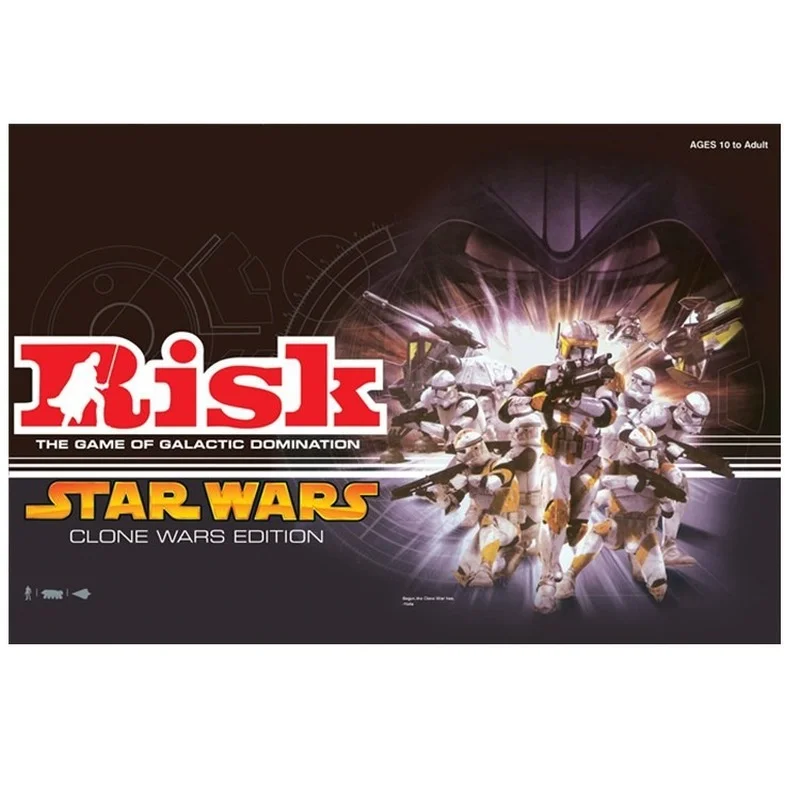 

Hasbro Risk Game Six Strategic Conquer English Card Party Games Multiplayer Interactive Board