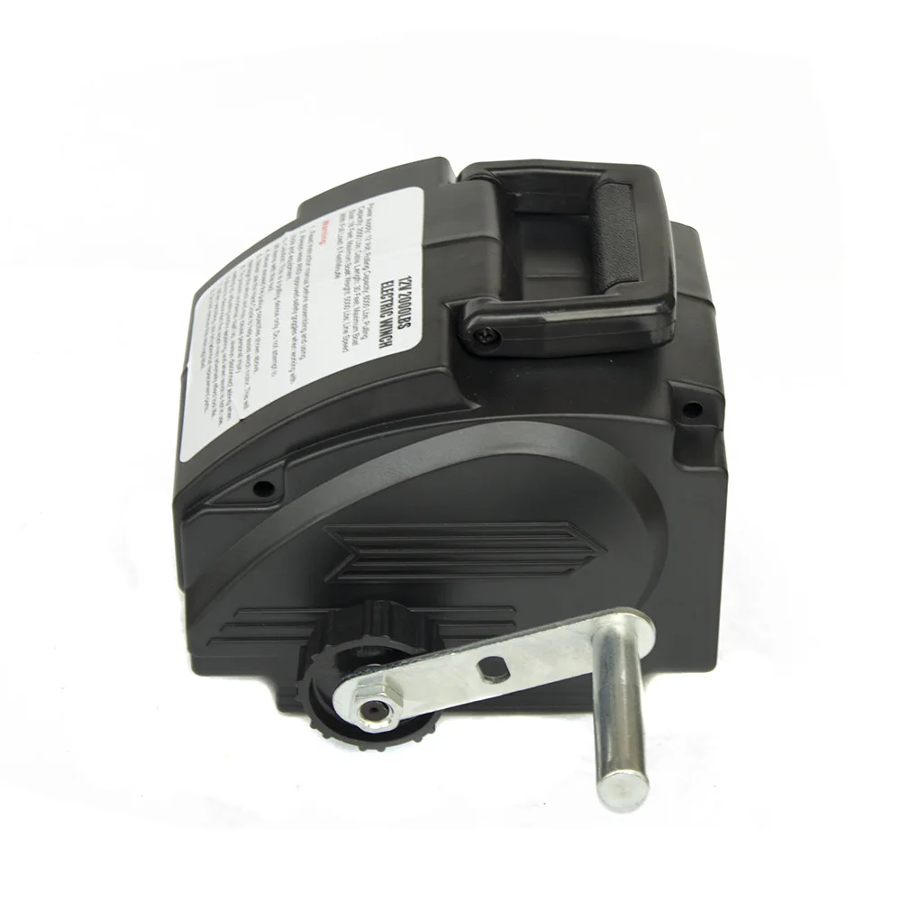 Электрическая лебедка для лодки 12 В 3500 фунтов с радиоуправлением дистанционным