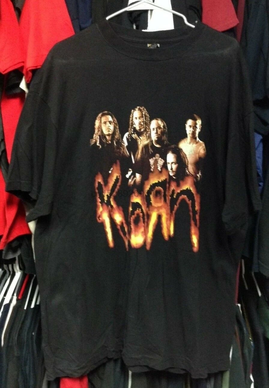 Korn Pop Sux! Тур концертная футболка distursed 2002 Untouchables Nu Metal| |