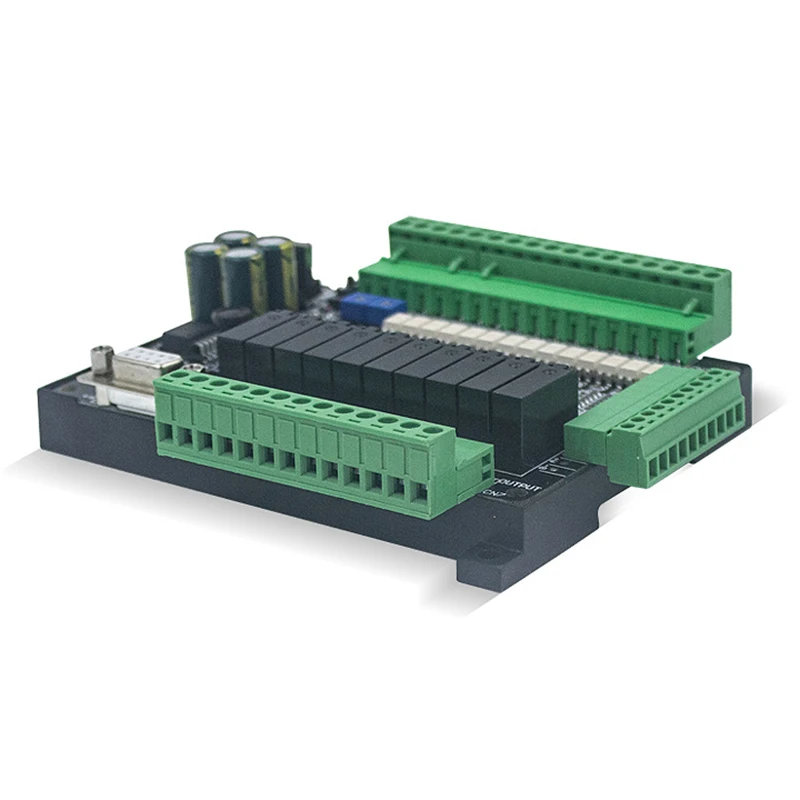 DC24V FX1N FX2N FX3U 24MT PLC промышленная плата управления 6AD 2DA 14 вход 10 транзисторов выход