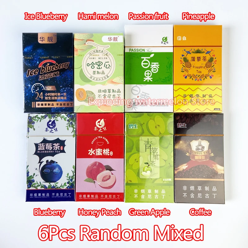 Новый вкус яблоко вишня фруктовый аромат чай дым смешанный для мужчин и женщин