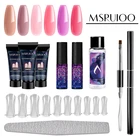 Набор полимерных УФ-гелей, прозрачный акриловый моделирующий УФ-гель для быстрого наращивания ногтей, 456 шт.комплект