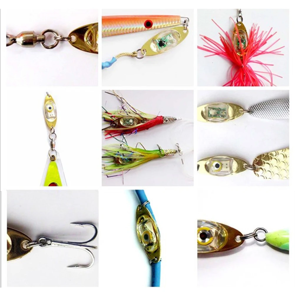 

1pc Fishing Light Night Fluorescent Glow LED Underwater Night Fishing Light Lure For Attracting Fish Mini LED Fishing Lures Lamp