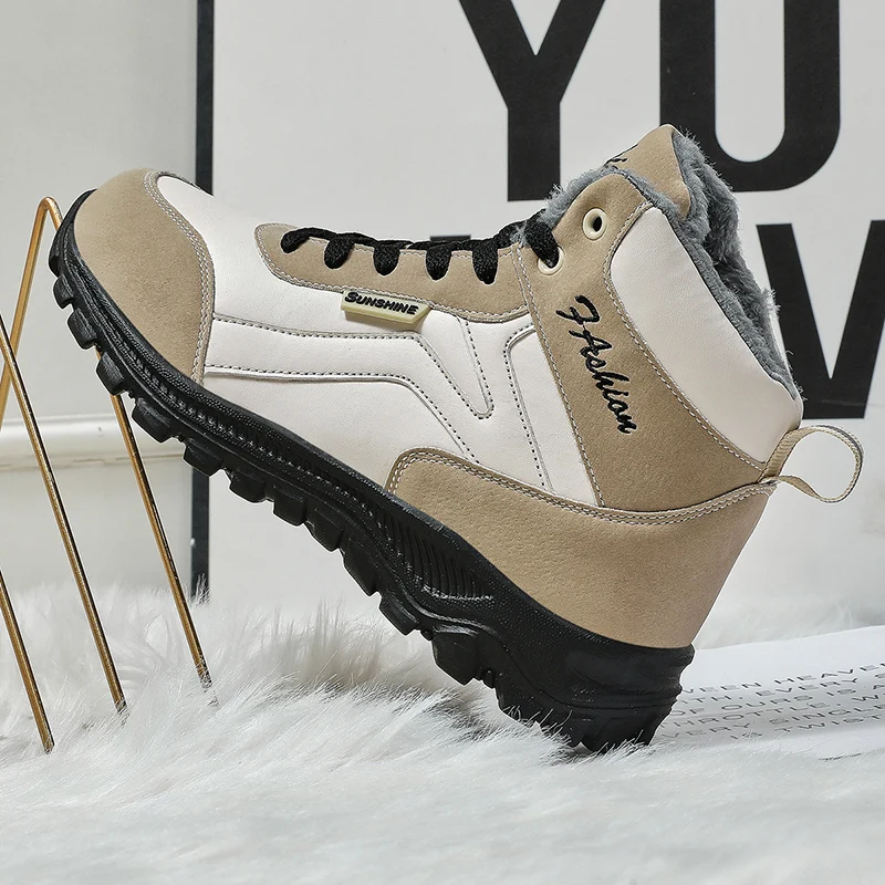 

Women Shoes High-top Warm Casual Shoes Outdoor Anti-ski Boots Comfortable Zapatos De Mujer Convenient Walking Platform Shoes