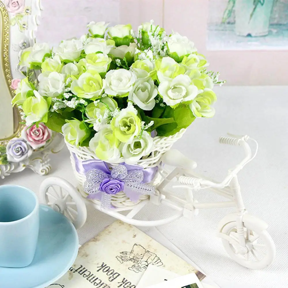 Пластиковый трехколесный велосипед 1 шт. дизайнерская корзина для искусственных