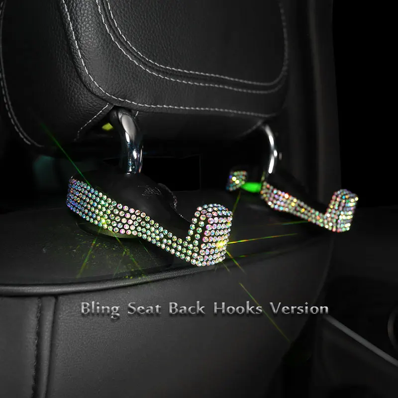 Крючки для подголовника автомобильного сиденья скрытые стразы 2 шт. | Автомобили