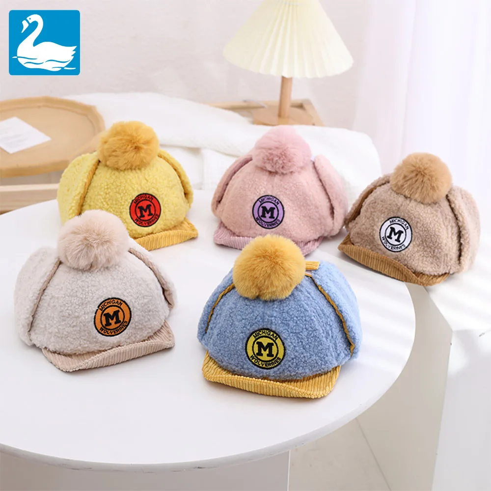 Детская зимняя Русская Шапка для маленьких мальчиков и девочек утепленная