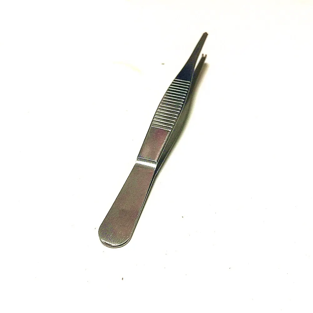 Пинцет из нержавеющей стали 14 см хирургические домашние организации тканевые