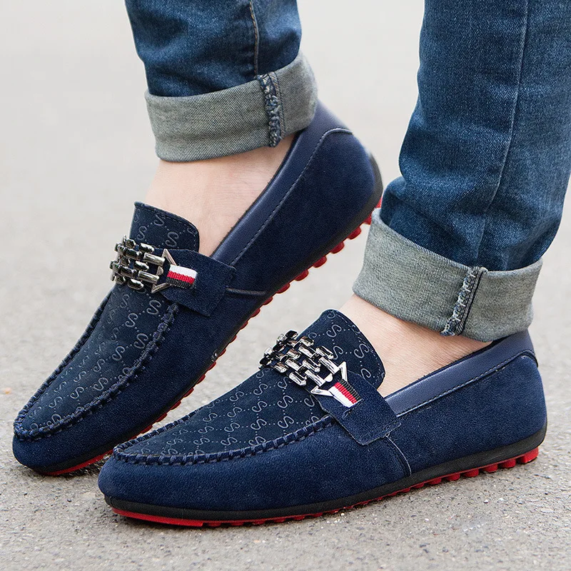 

New Men Flats Light Breathable Shoes Shallow Casual Shoes Men Loafers Moccasins Man Sneakers Peas Zapatos Driving Shoes