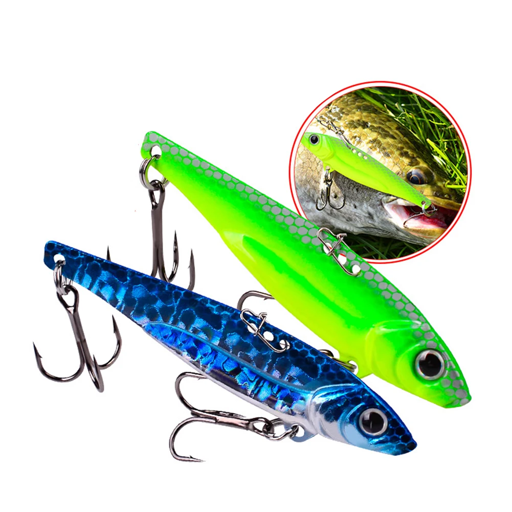 

Metal VIB Fishing Lure 7/12/17g Long Shot Slots Hook Lure Hard Swimbait Tackle Artificial Bass Bait for Deep Sea Fishing