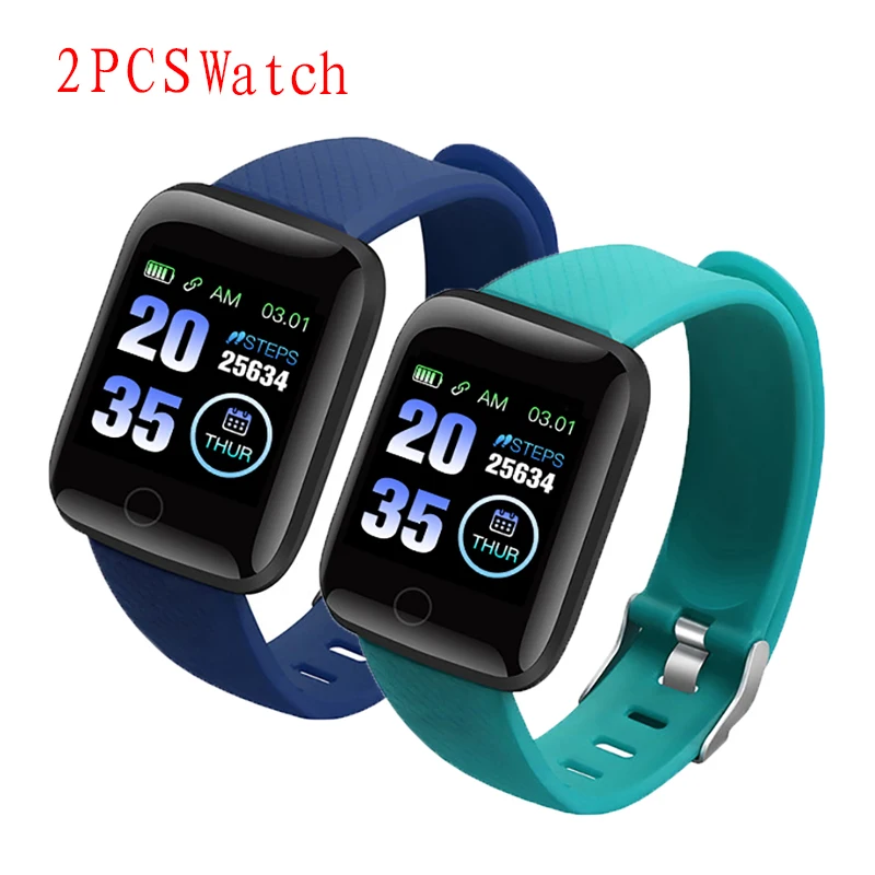 

2PCS Bluetooth Man Smart Watch 116plus Fitness Tracker Sports Pedometer Students Child Gift A7/D13 Smartwatch Women Android Ios
