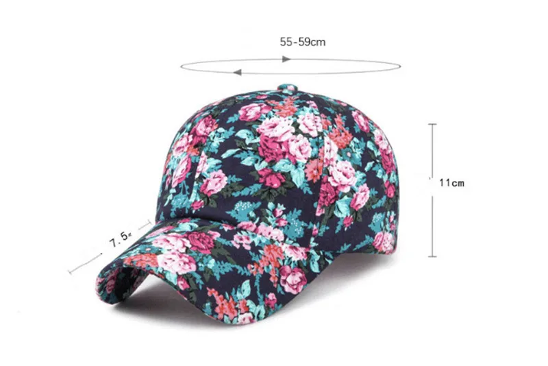 

Rrtro Casual Women's Hat Little Daisy Hat Floral Hat Baseball Cap Female Fashion Dome Hat All-match Sunscreen New 2021 Dropship
