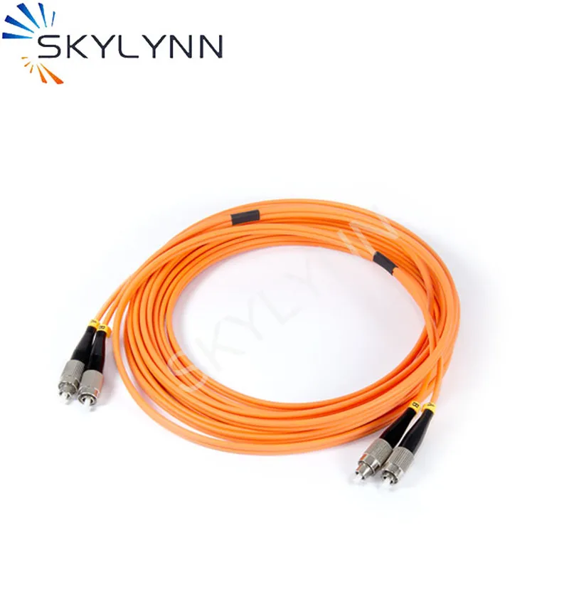 Многомодовый оптический патч-корд FC/UPC-FC/UPC 20 шт. длина 5 м OM2 Оранжевый LSZH оболочка
