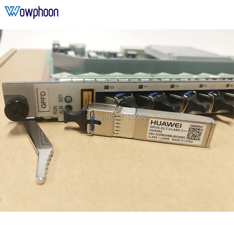Huawei 16 PON Port GPON Board GPFD с C + SFP подходит для портов OLT Интерфейсная плата MA5680T MA5683T MA5603T