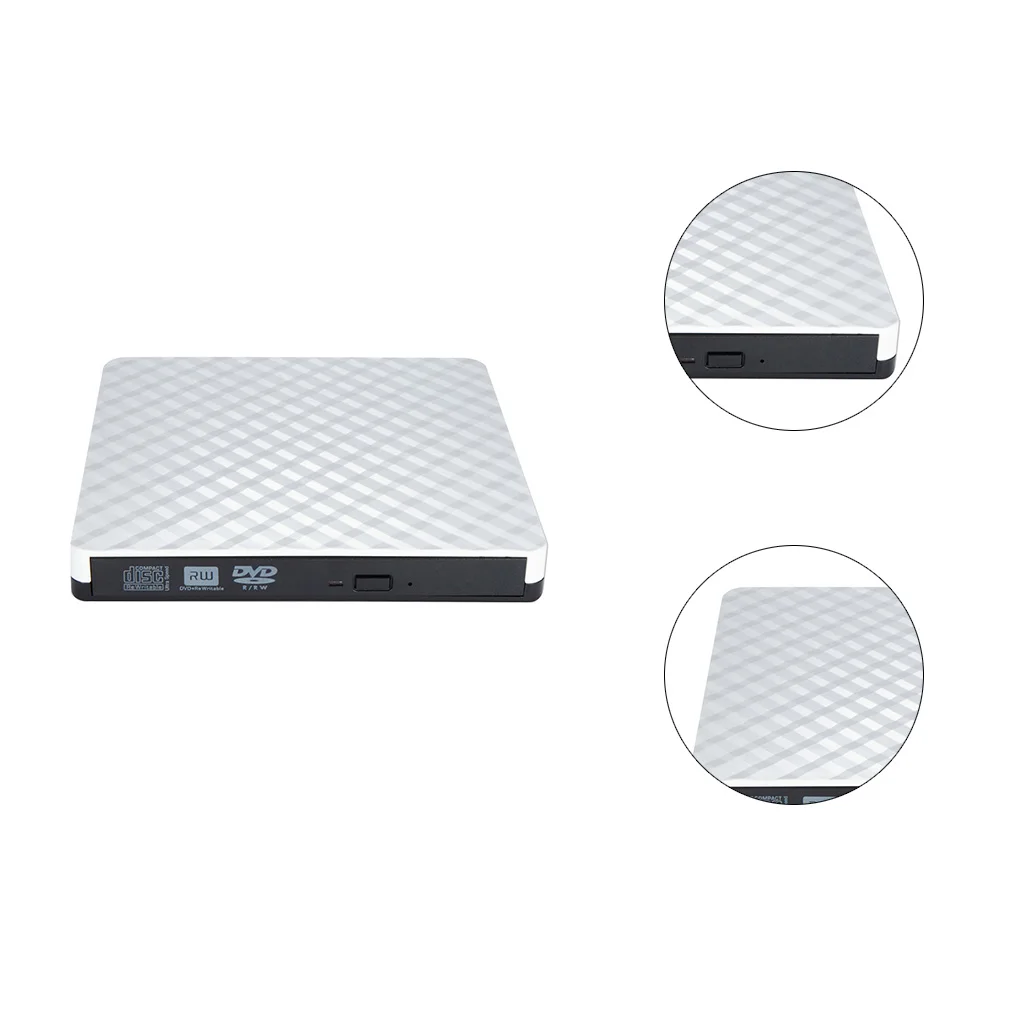 Внешний USB 3 0 DVD RW CD записывающее устройство для ПК ноутбука портативный
