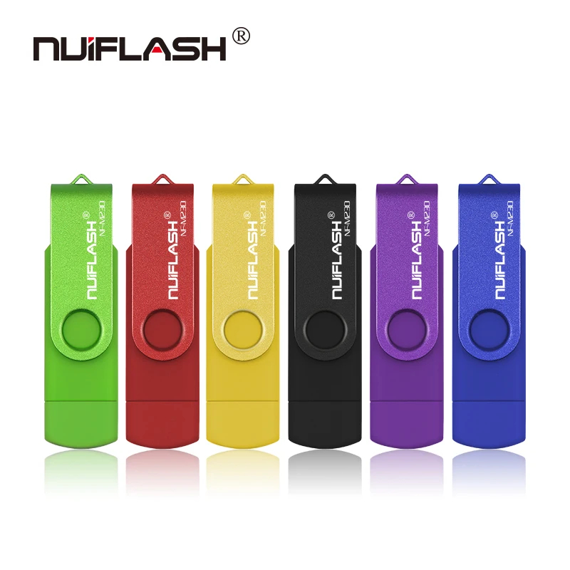 

New arrival whirling OTG waterproof usb flash drive 32GB 64GB 128GB pendrive 8GB 16GB memory stick u disk for Android phone