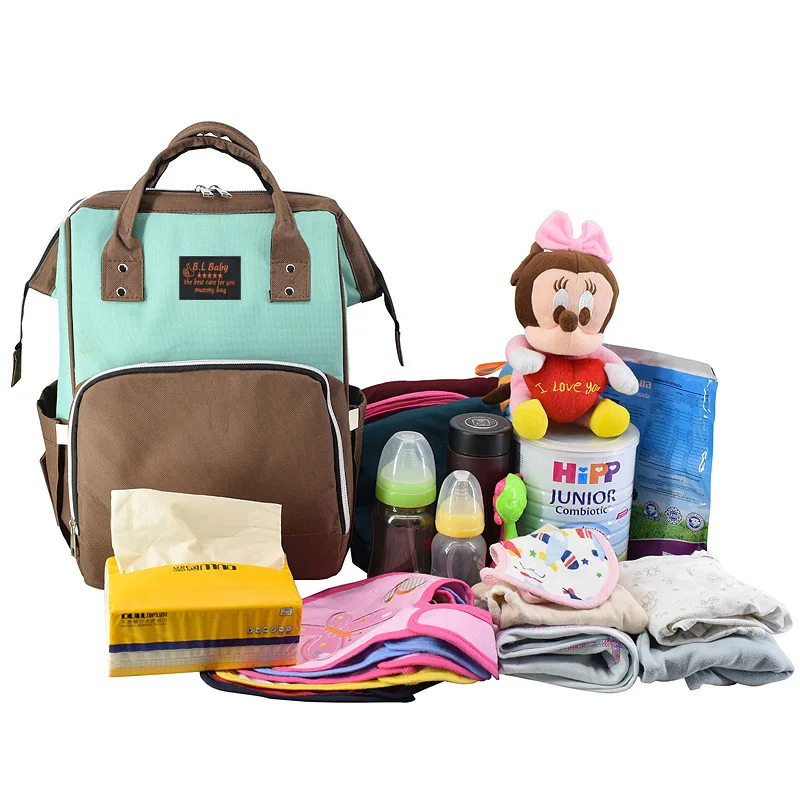 Ткань Оксфорд пеленки Ba многофункциональная Мама сумка большая емкость мумия