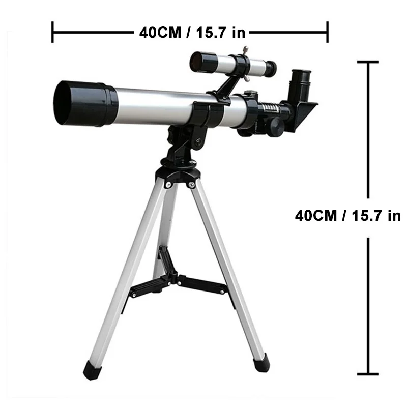 Refractor Zoom HD Professional Astronomical Telescope With Tripod Outdoor Spotting Observe Stars Moon Monocular Student Gift