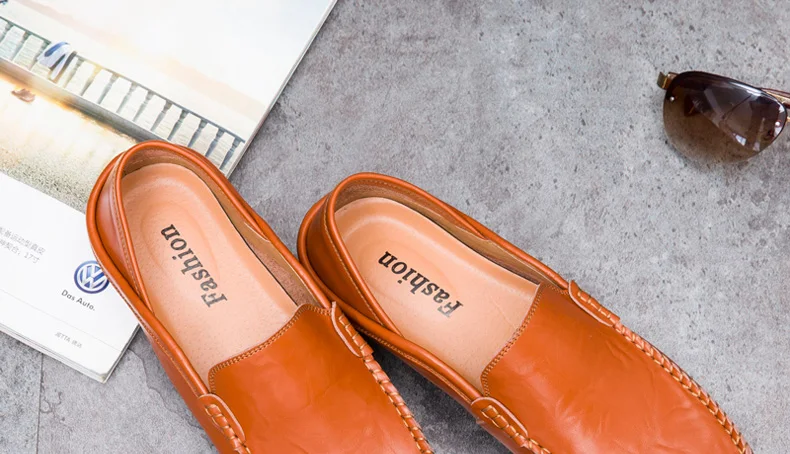 Мужские лоферы; кожаная мужская повседневная обувь; zapatos de hombre mocasines; слипоны; цвет белый, черный; сезон весна-осень; buty meskie; большие размеры 46, 47