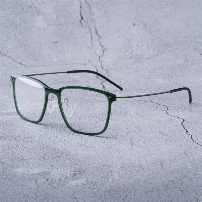 Дания брендовые квадратные зеленые очки для женщин и мужчин корейские