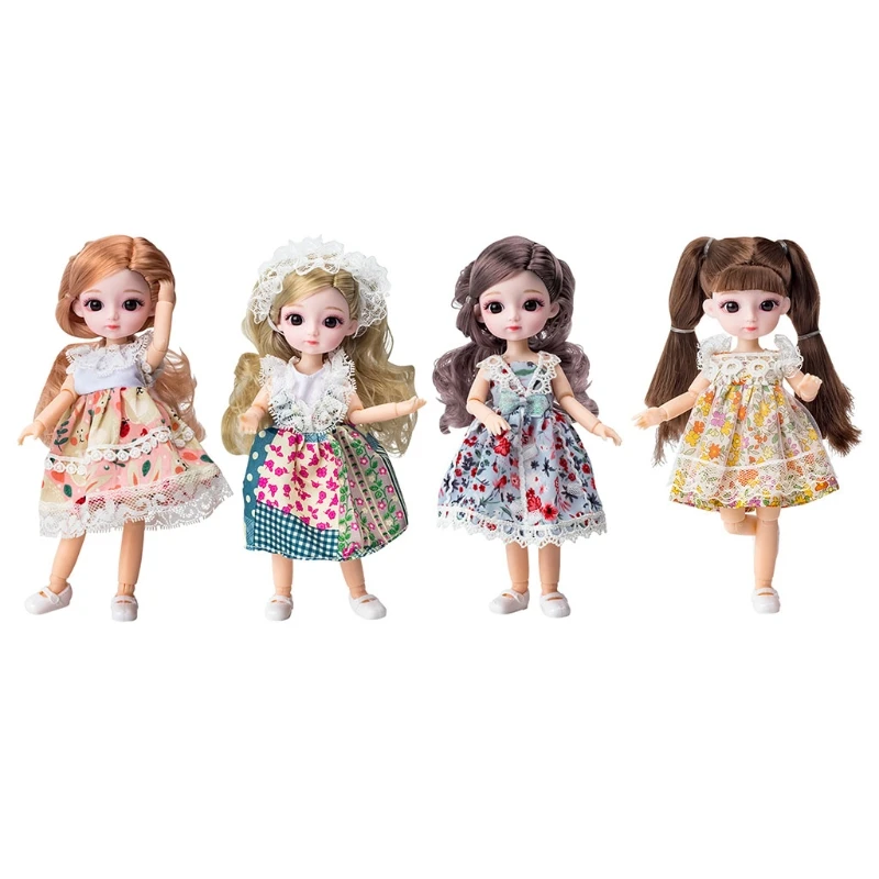 Красивая кукла 50LE с глазами для вечеринки свежее Кукольное платье обучающая