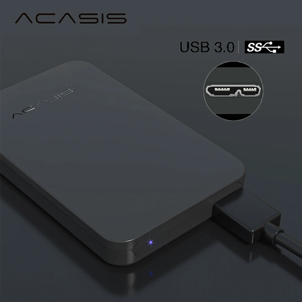 acasis external hard drive 2 5 portable hard drive hd externo 80gb120gb160gb250gb320gb500gb750gb1tb usb3 0 storage free global shipping