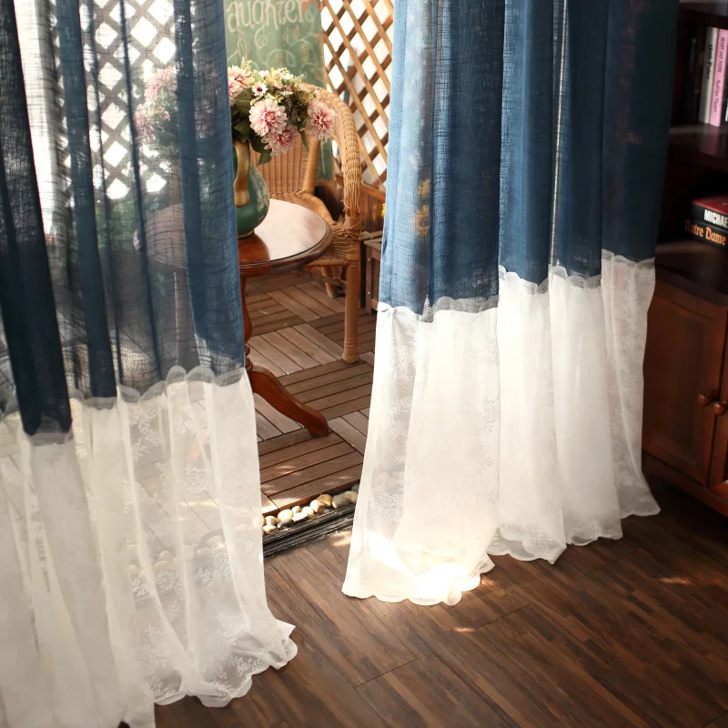 

Blackout Curtains Home Decoration Curtain For Living Room European Bedroom Sheer Curtains Finished Drape Blinds Curtain Light