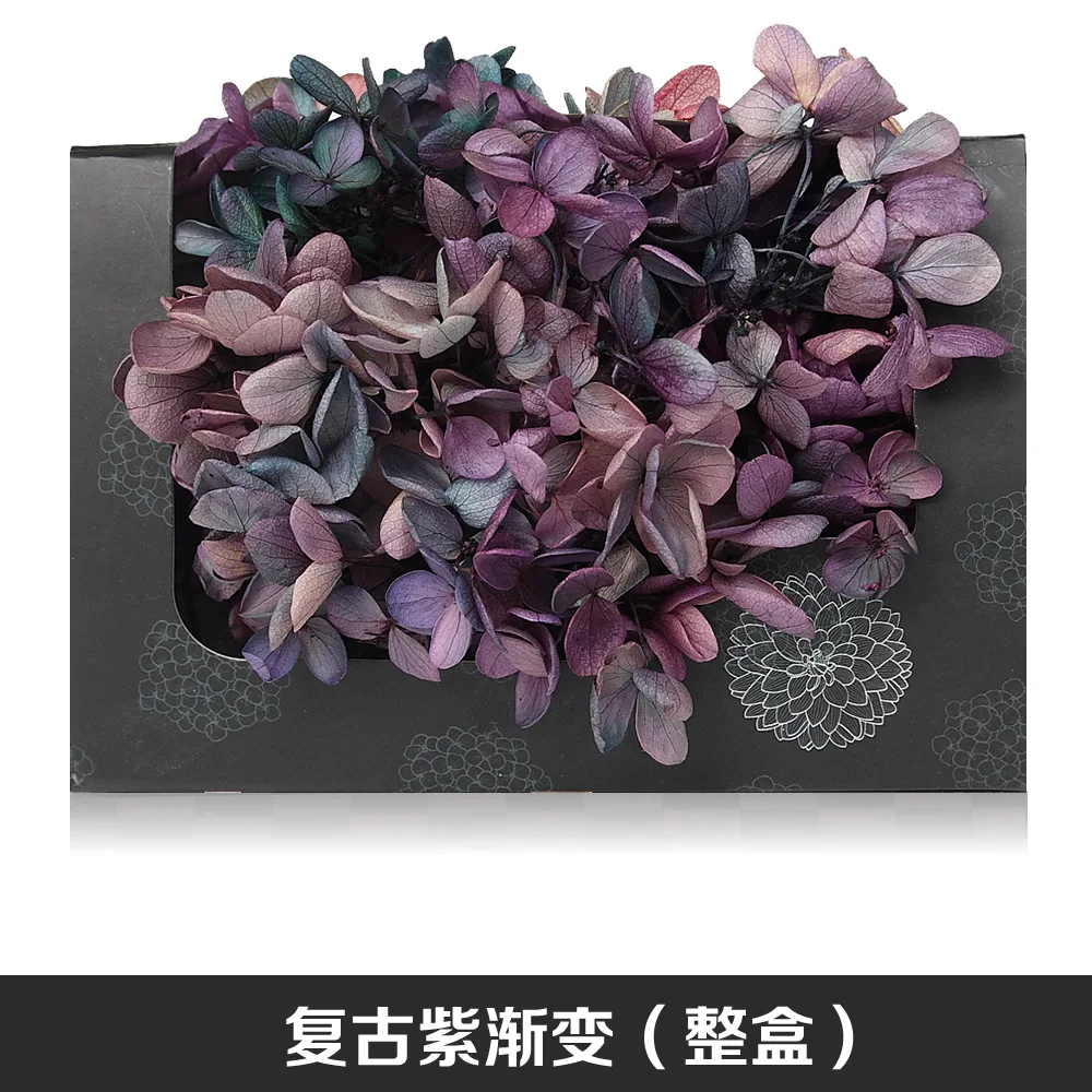 

20g/lot,Grade A Eternal Gradient color Hydrangea,Natural Flower Head for Wedding Decoration,Eternal rose bride to be Headwear