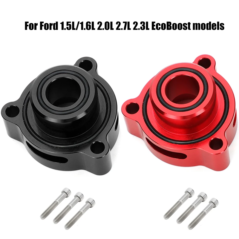 

Car Turbo Blow Off Valve Adapter for Ford Mustang Escape Fiesta ST Fusion Sport 1.5L 1.6L 2.0L 2.7L Adjuable Spacer BOV 1000RD