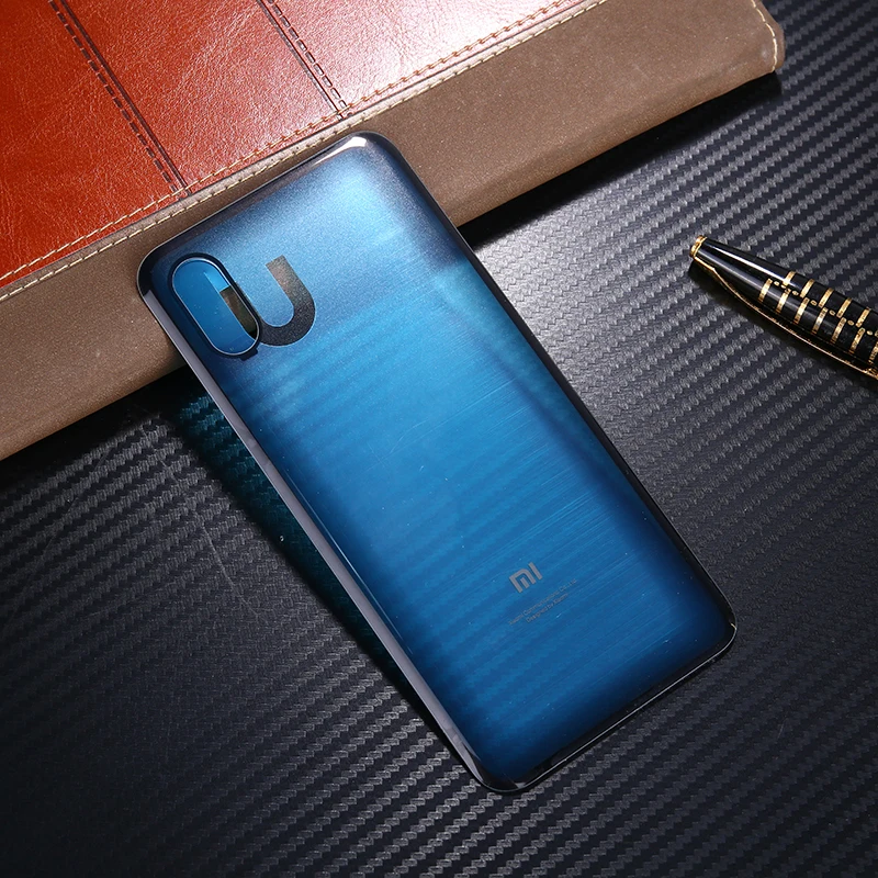 Стеклянная задняя крышка корпуса для Xiaomi Mi 8 Explorer / MI Pro аккумулятора + наклейка mi8