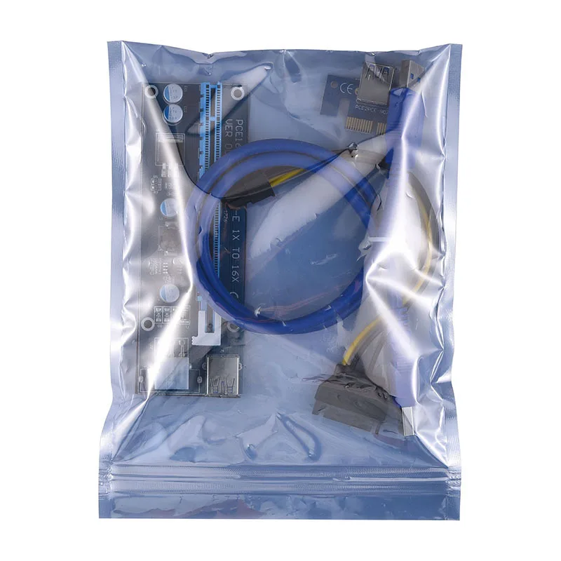 VER 006C Riser Miner PCIE Express PCI E 1X до 16X USB3.0 кабель для передачи данных SATA 15Pin 6Pin IDE Molex