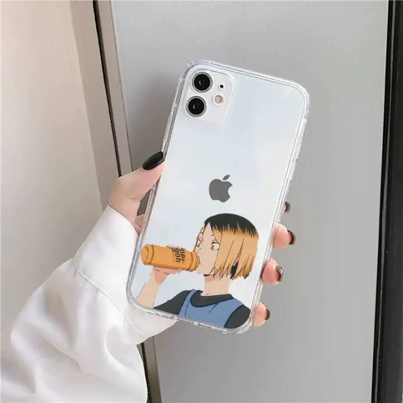 

Kenma Kozume Of Haikyuu anim Phone Case Transparent soft For iphone 5 5s 5c se 6 6s 7 8 11 12 plus mini x xs xr pro max