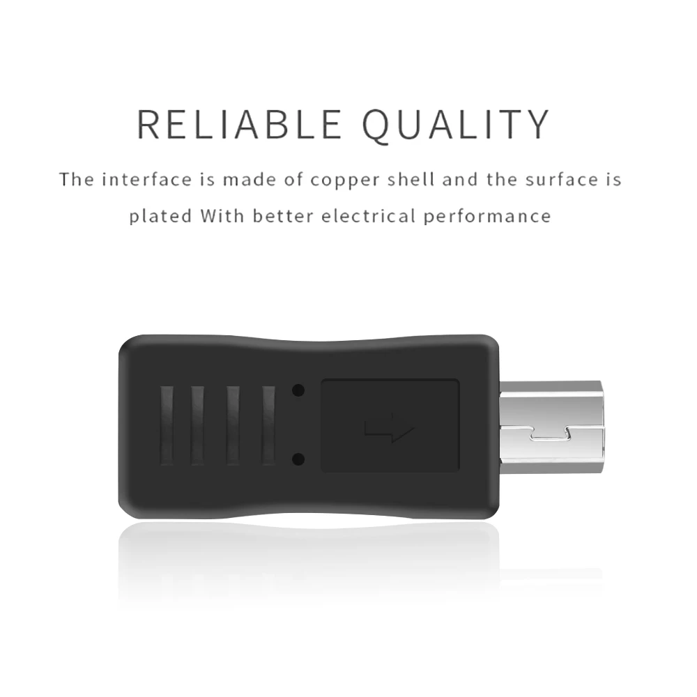 Переходник kebidu 5 шт./лот Mini USB (штекер) на Micro (гнездо) типа B | Электроника