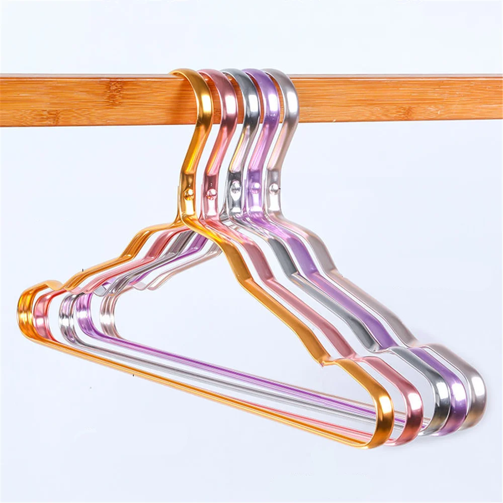 

Clothing Hanger Adult Clothes Hnger Anti-slip Aluminium Alloy Drying Rack Wardrobe Coat Hanger Metal Storage Rack